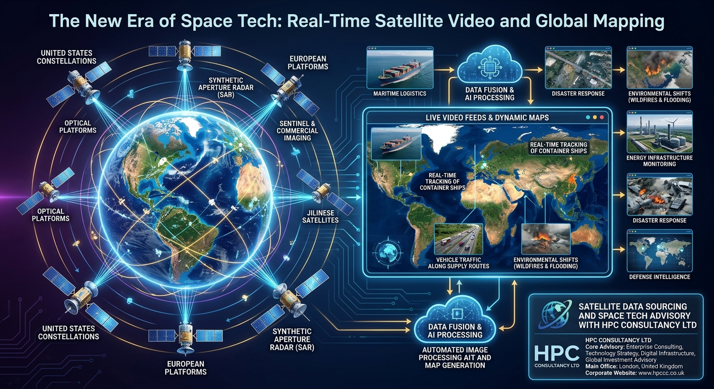 Real-Time Satellite Video and Global Mapping Malta