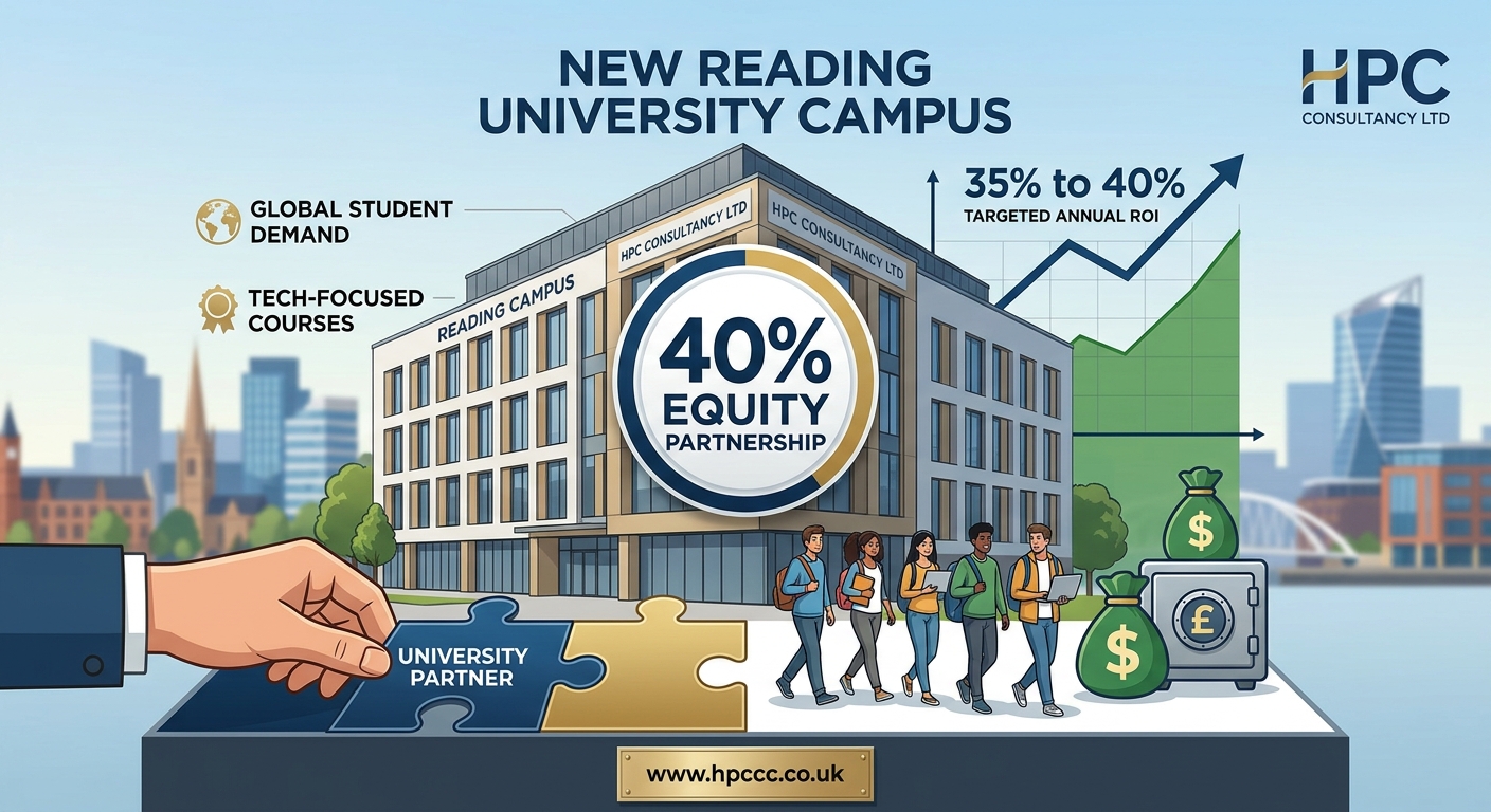 40% Equity Partnership in New Reading University Campus, seeking Malta Investor
